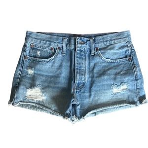 Madewell Relaxed Denim Shorts Size 28 Like New